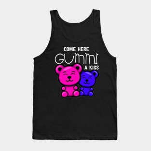 Cute Gummi Bear Kiss Sweets Gift Idea Tank Top